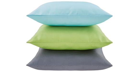 Zierkissen Saskia - Outdoor 43x43 Cm Anthrazit Mit Zipp - Anthrazit, MODERN, Textil (43/43cm) - Luca Bessoni
