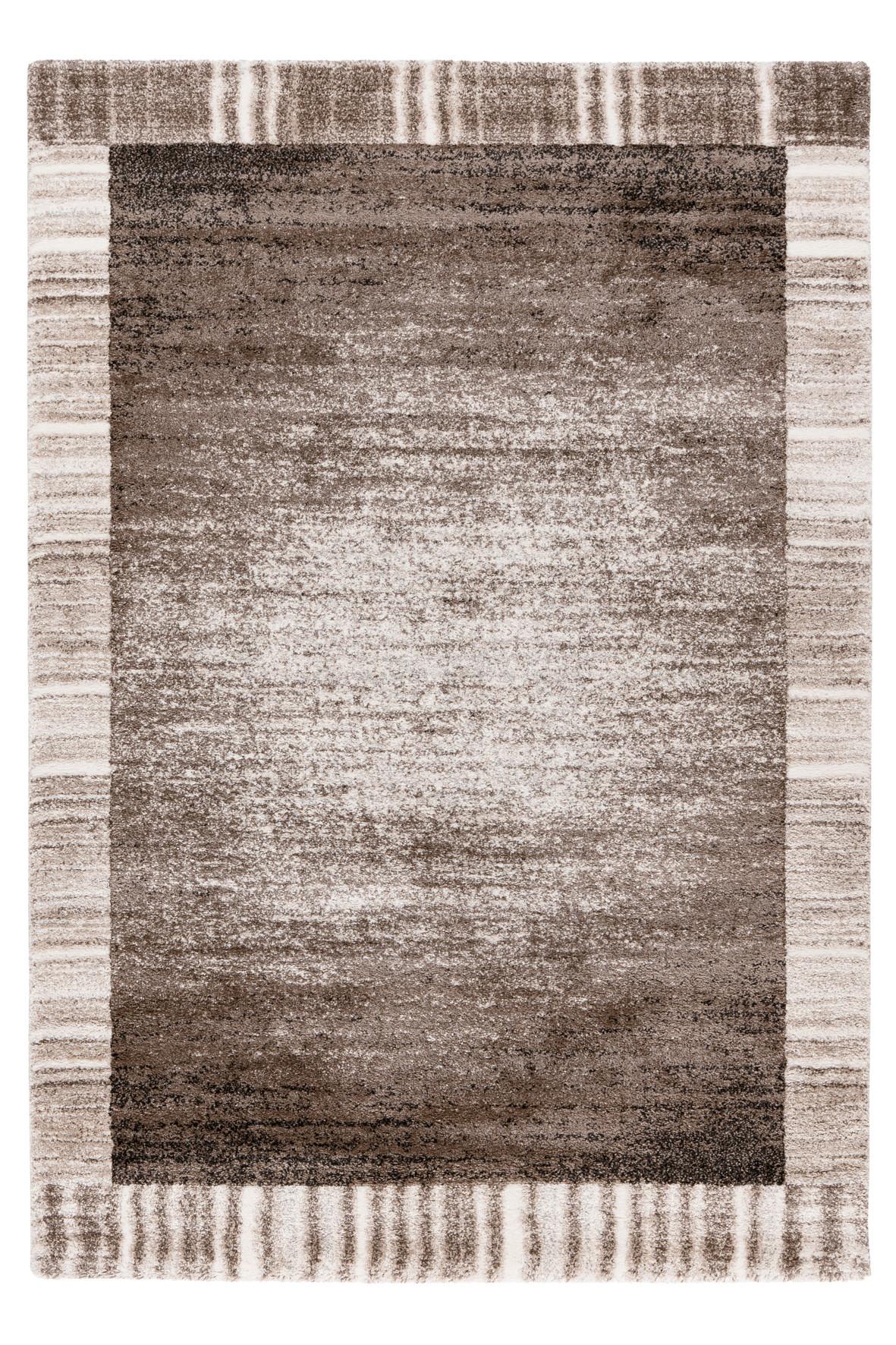 Hochflorteppich My Canyon 970 - Taupe, Basics, Textil (80/150cm) - Obsession