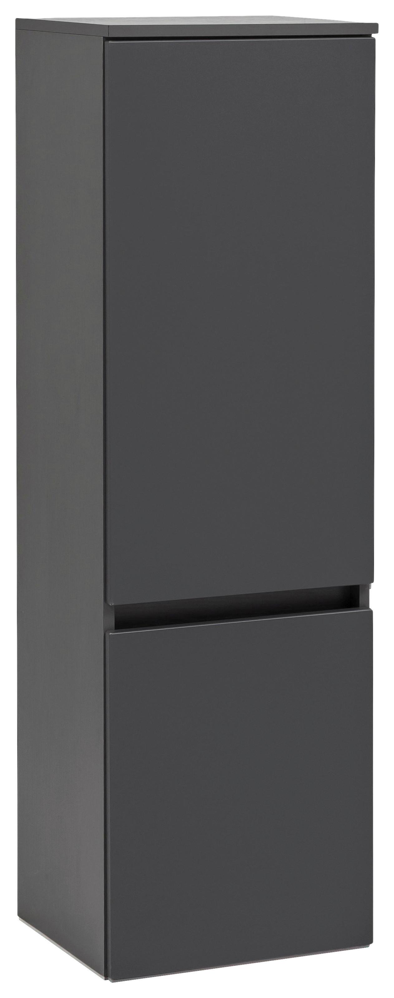 Midischrank Kopenhagen B: 40 Cm Grau - Silberfarben/Grau, KONVENTIONELL, Holzwerkstoff (40/130/35cm) - Held