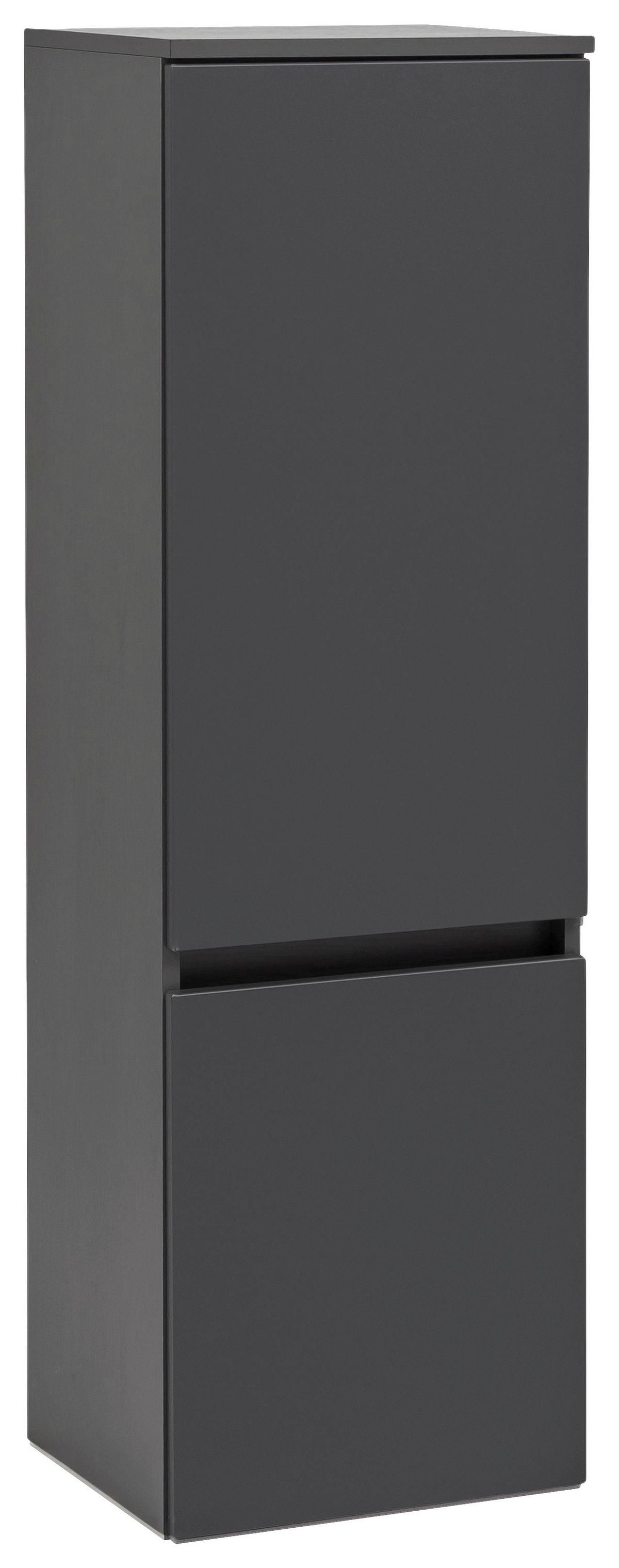 Midischrank Kopenhagen B: 40 cm Grau - Silberfarben/Grau, KONVENTIONELL, Holzwerkstoff (40/130/35cm) - Held