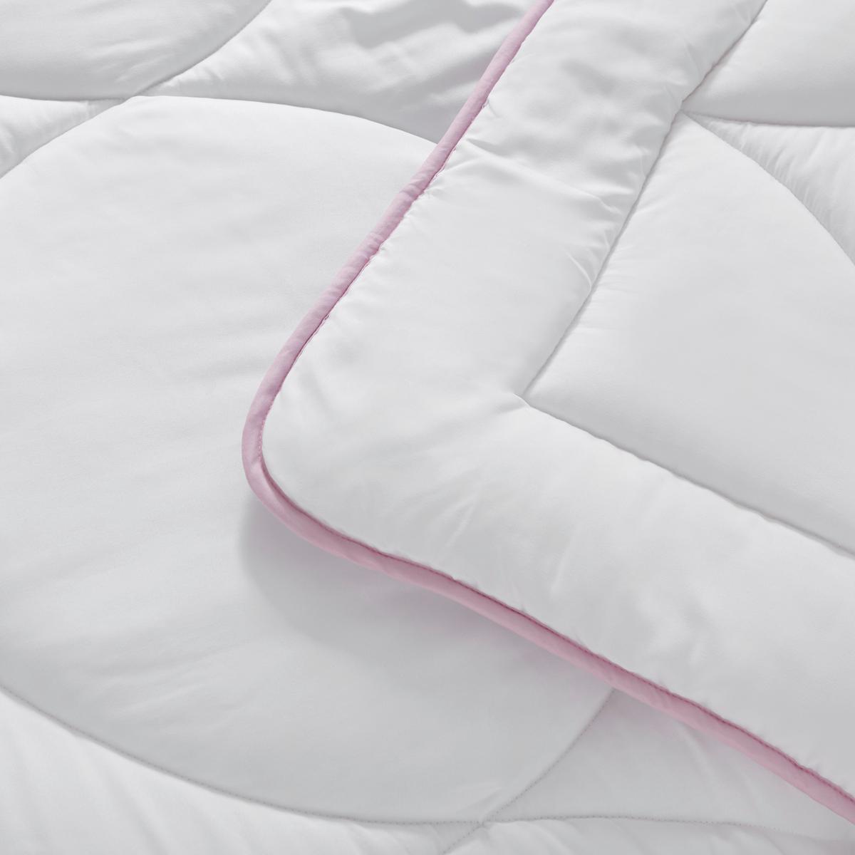Prošívaná přikrývka Lavendel, 135/200cm - bílá, textil (135/140/200cm) - Nadana