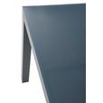Gartengarnitur 7-Tlg. Ibiza Aluminium/Glasplatte - Anthrazit, MODERN, Glas/Textil (270/86/210cm) - Beldano