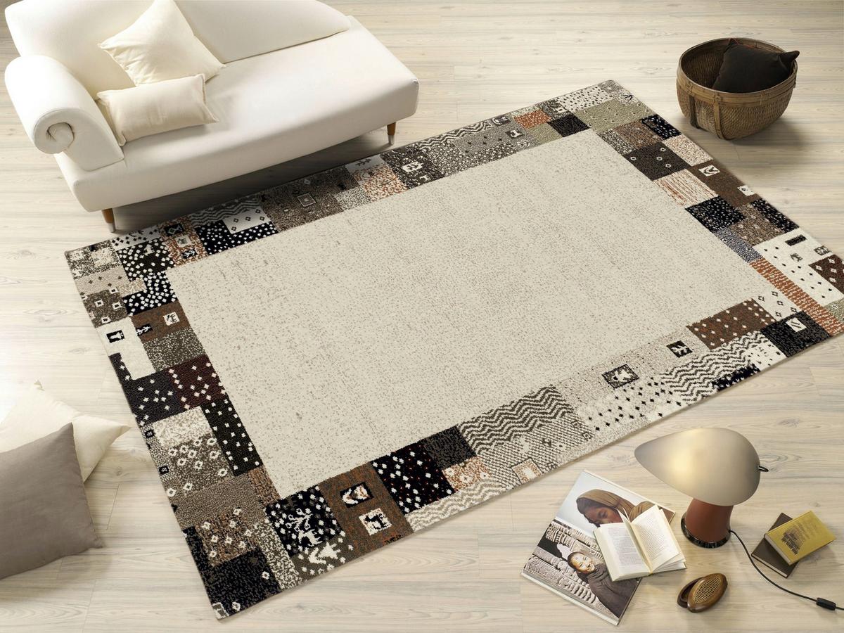 Webteppich Lexis Jeran Naturfarben 80x150 cm - Naturfarben, Basics, Textil (80/150cm) - Novel