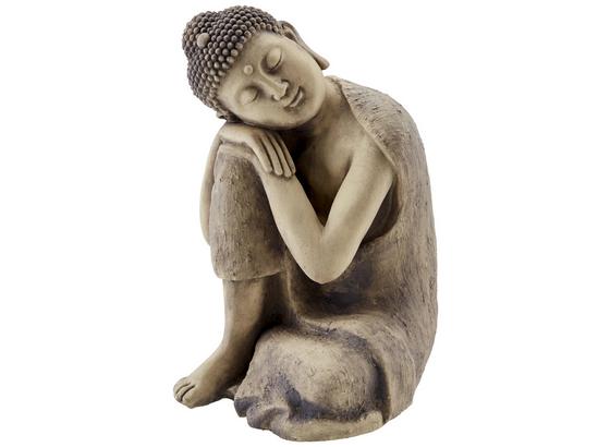 Buddha Ajeet - Creme/Grau, KONVENTIONELL, Stein (23/25/34,5cm) - Ombra Buddha Ajeet - Creme/Grau, KONVENTIONELL, Stein (23/25/34,5cm) - Ombra