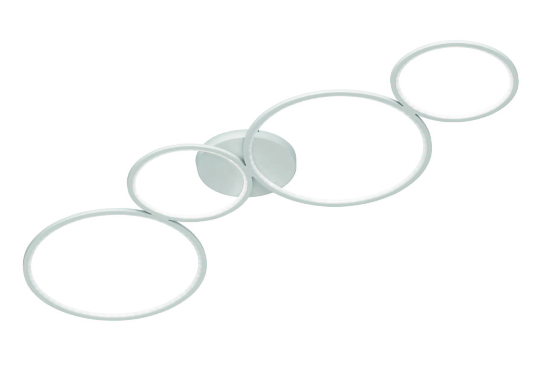 LED-Deckenleuchte 622610431 Rondo - Weiß, Design, Metall (97/5,5/34,3cm) - Trio Leuchten