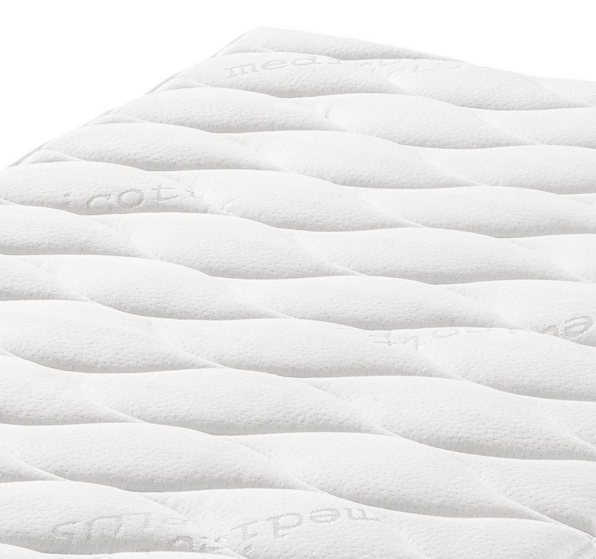 Topper Ortho-fit 160x200 Cm Polyurethanschaumkern - Weiß, Basics, Textil (160/200cm) - FAN