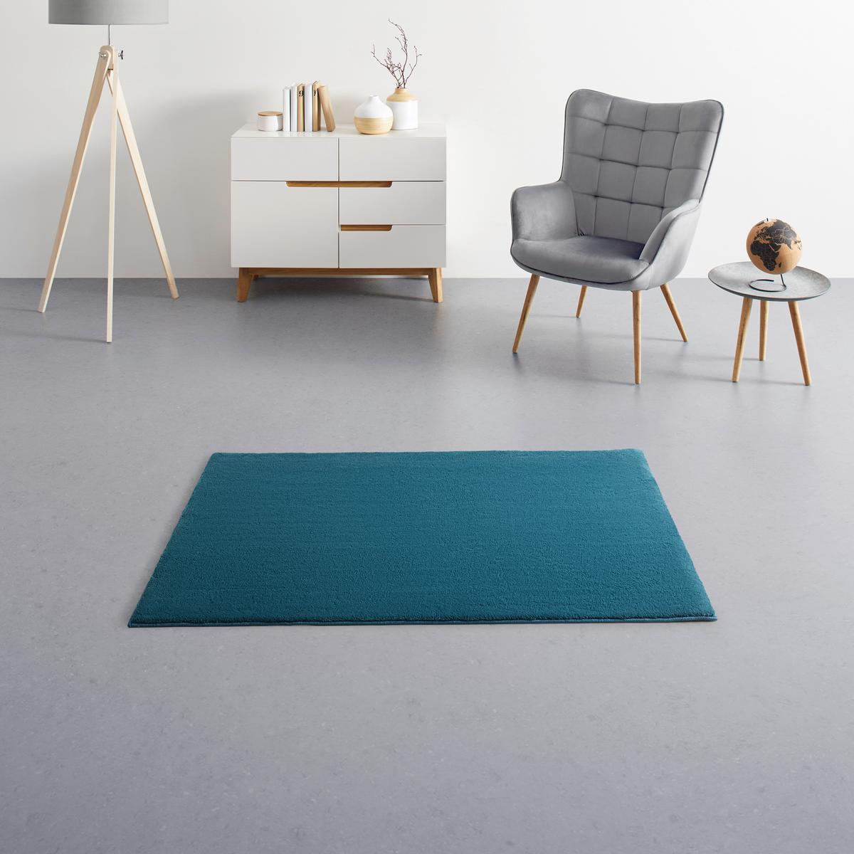 UMĚLÁ KOŽEŠINA ALESSANDRO - modrá/krémová, Konvenční, plast (100/150cm) - Mömax