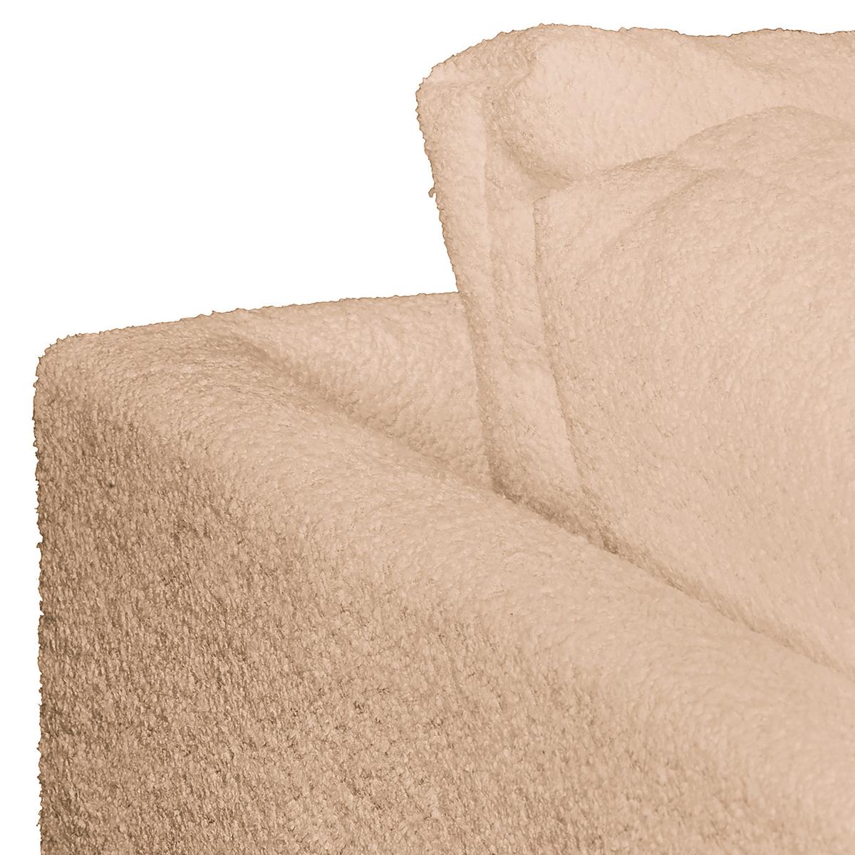 Ecksofa Ariella Beige S: 161x231 cm - Beige/Naturfarben, Design, Textil (161/231cm) - Livetastic