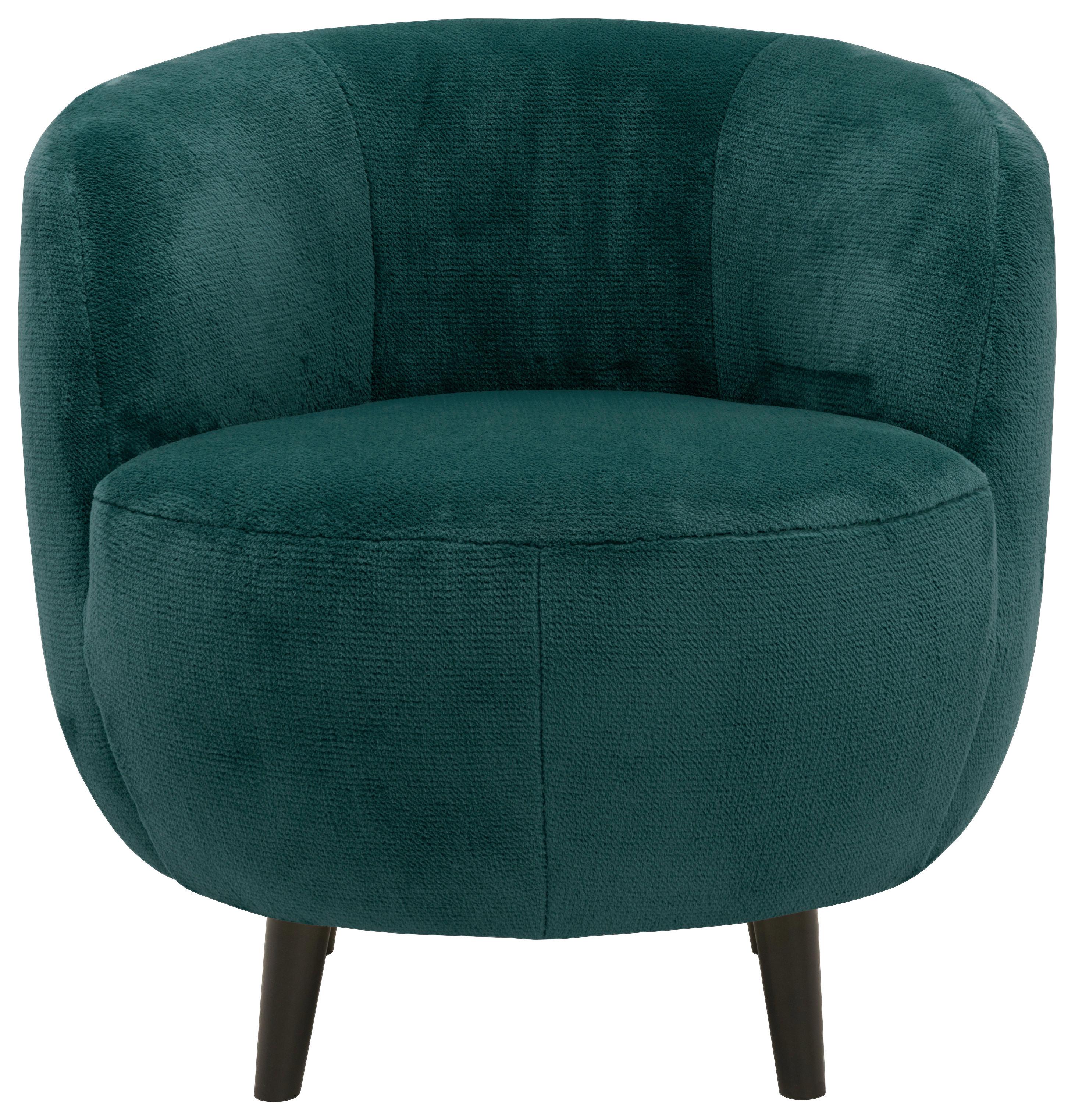 Sessel Looks Xiv - Petrol/Schwarz, Design, Textil (72/72/76cm) - LOOKS by W.Joop