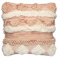 Zierkissen Bohist 225 Creme/rosa B: 45 Cm - Creme/Rosa, KONVENTIONELL, Textil (45/45/15cm)
