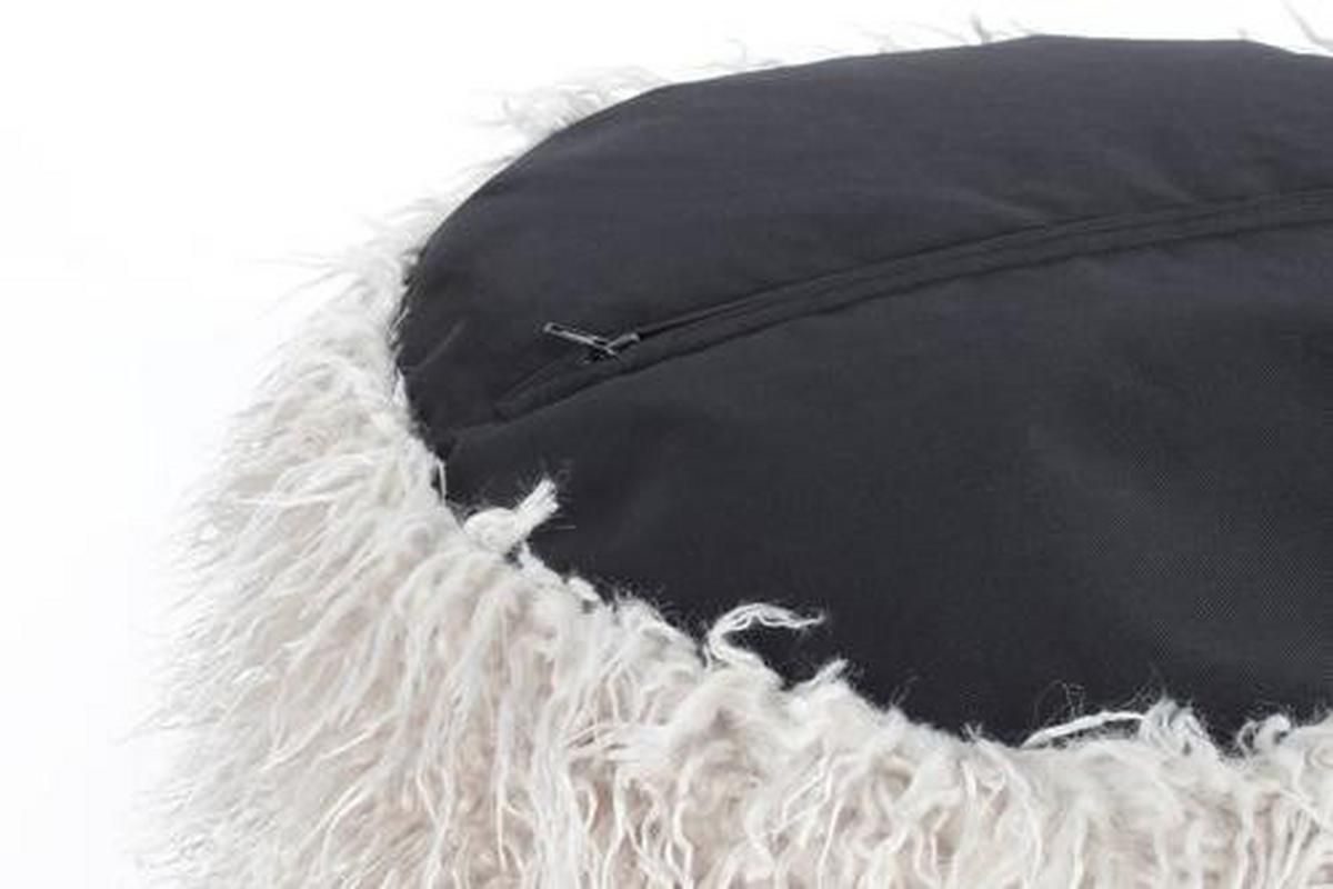 Pouf Kunststoff Hellgrau Dxh: 45x38 Cm - Hellgrau, Basics, Kunststoff (45/38/45cm) - Kayoom