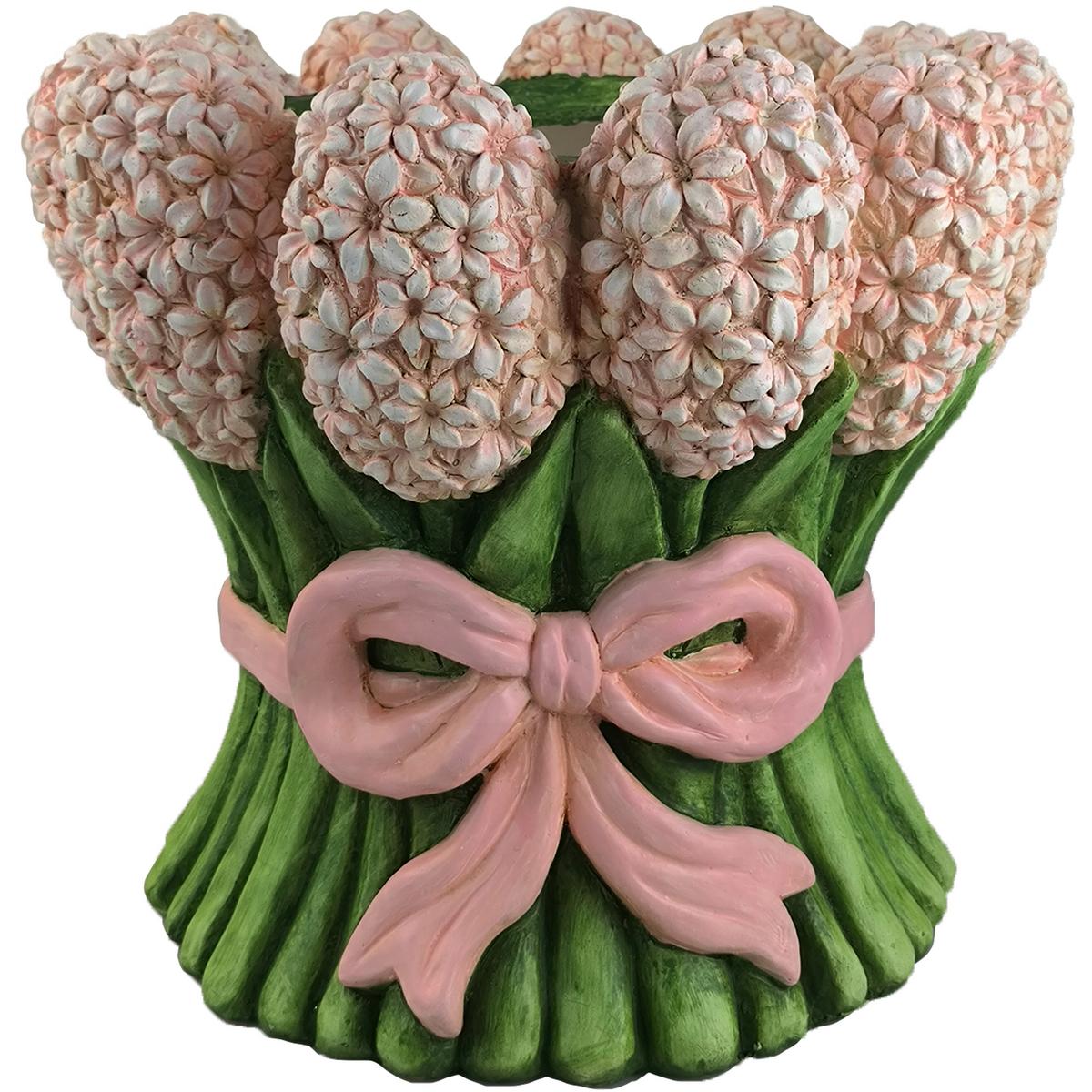 Pflanzentopf Theresa - Pink/Grün, KONVENTIONELL, Stein (34/31cm) - Luca Bessoni