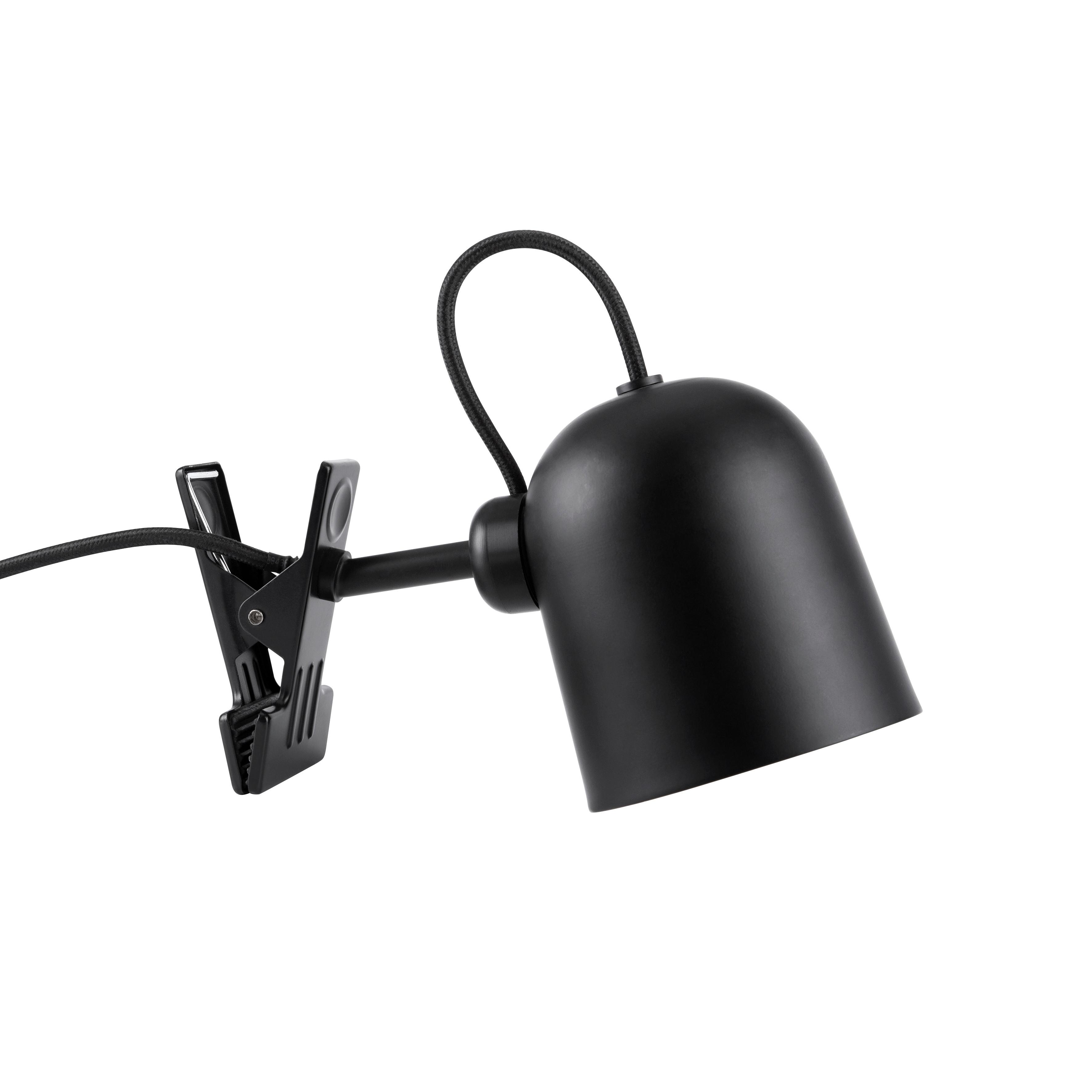 Klemmleuchte Angle Schwarz D: 10 cm - Schwarz, Design, Metall (10/12,4cm) - Nordlux