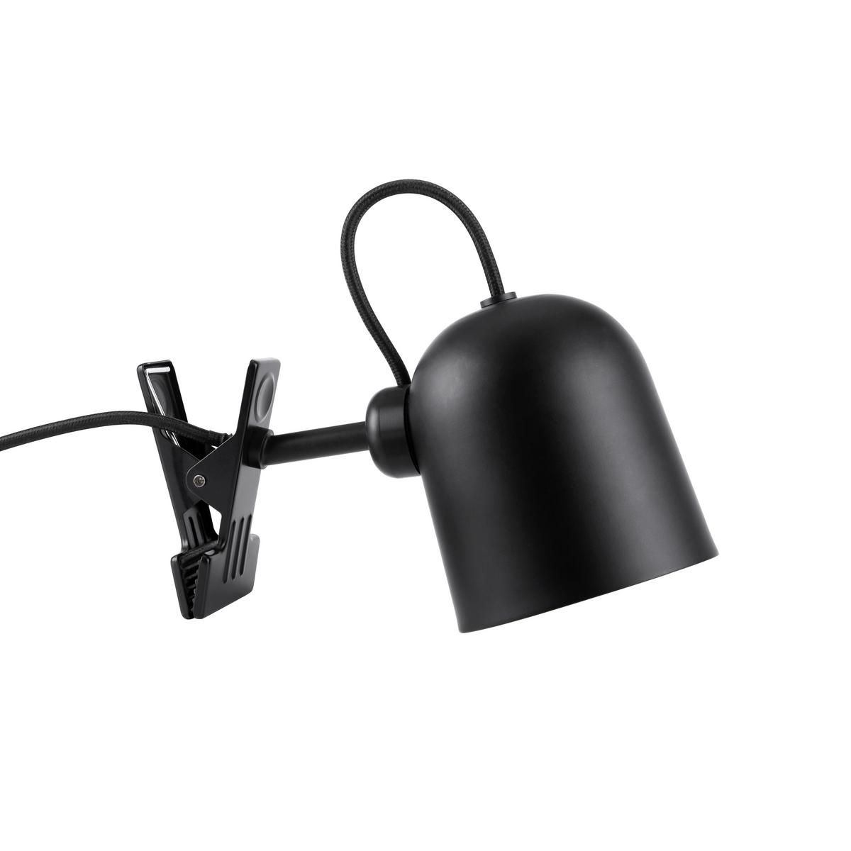 Klemmleuchte Angle Schwarz D: 10 cm - Schwarz, Design, Metall (10/12,4cm) - Nordlux