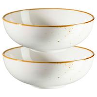 Schüssel Pintar Braun/beige, 2-Teilig - Beige/Braun, Trend, Keramik (22/6,5cm) - Mäser