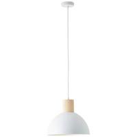 Pendelleuchte 99709/75 Daintree - Naturfarben/Weiß, Basics, Holz/Metall (34/120cm) - Brilliant