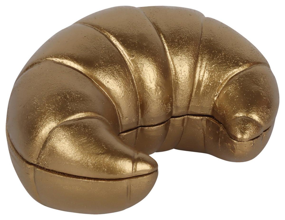 Dekoračná škatuľa CROISSANT - zlatohnedá, prírodné materiály (15/10/8cm) - Mömax