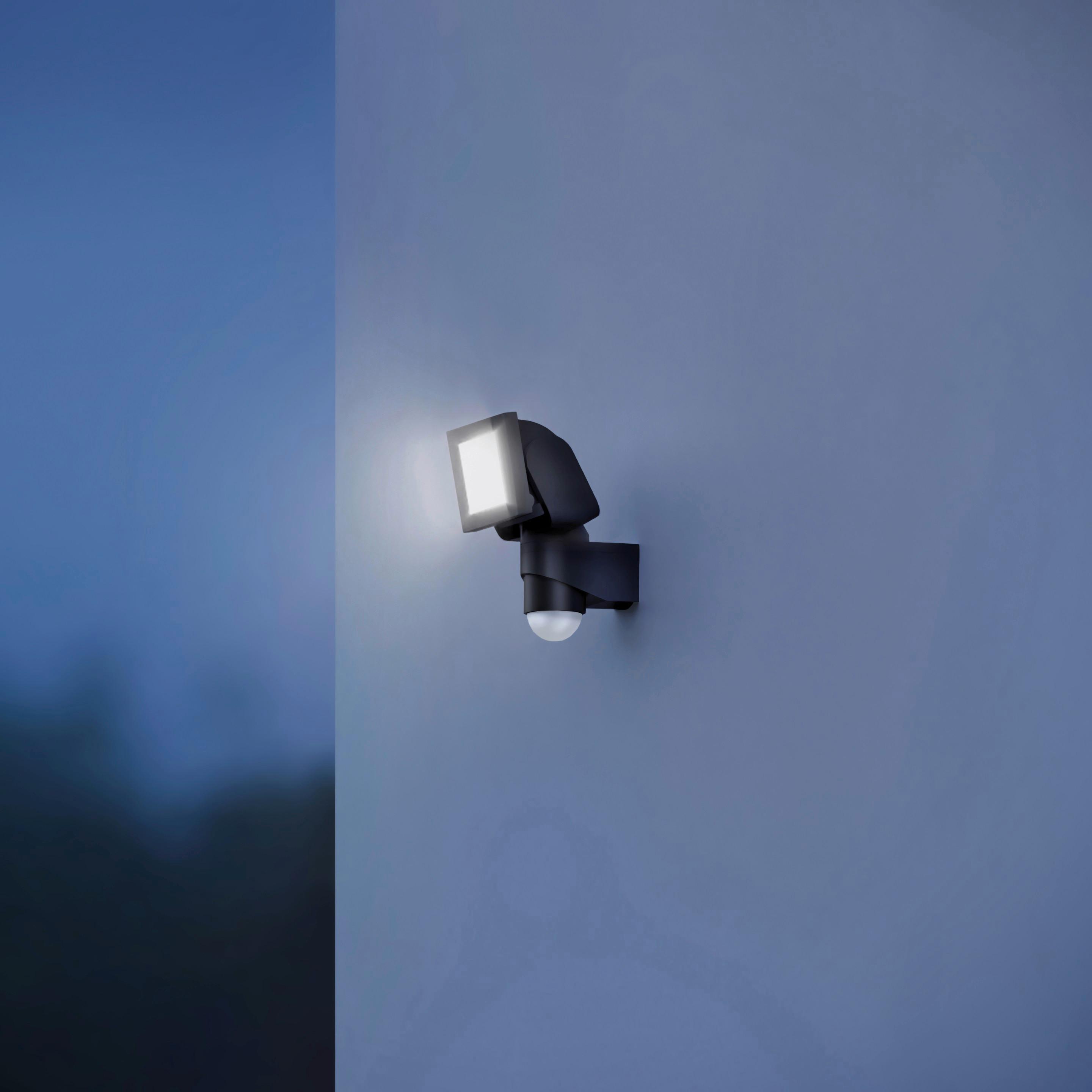 LED-Strahler Ls 300 S Schwarz - Schwarz, Design, Metall (18,6/21,3/24,1cm) - Steinel