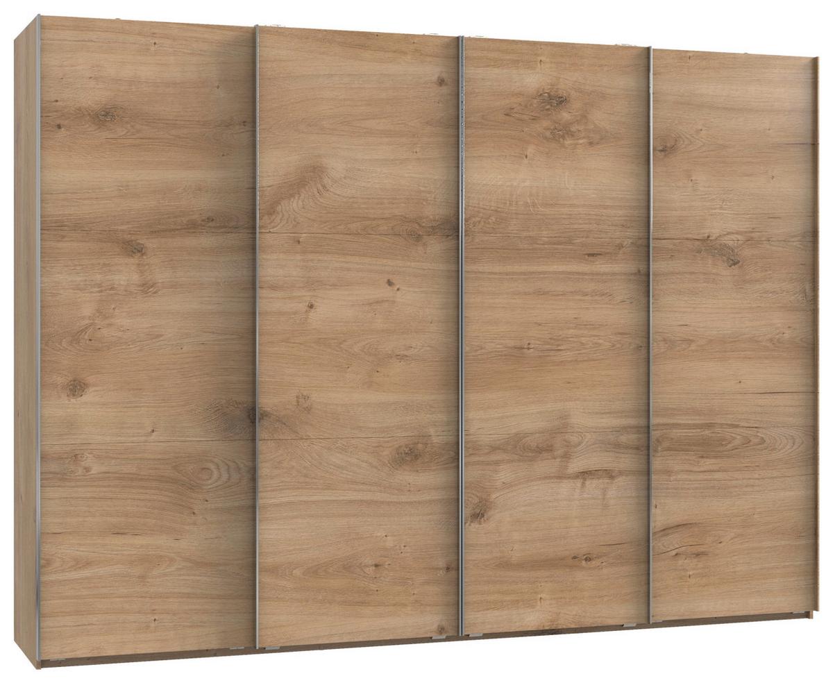 Schwebetürenschrank B: 300 Cm Level, Eichefarben Dekor - Eichefarben, MODERN, Holzwerkstoff (300/216,5/65cm) - MID.YOU