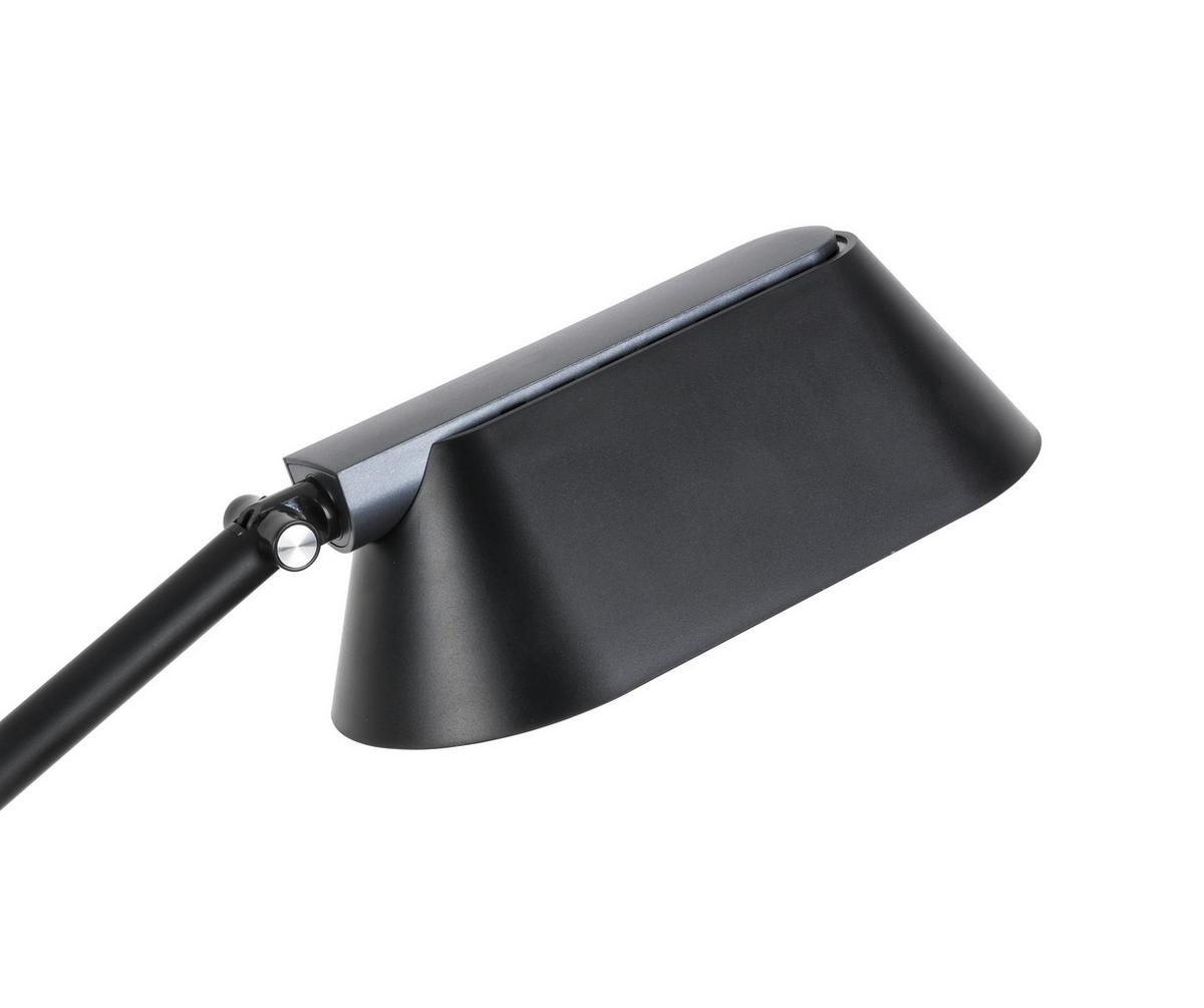 Schreibtischleuchte Christa - Chromfarben/Schwarz, Design, Kunststoff/Metall (46/46/18-79cm) - James Wood