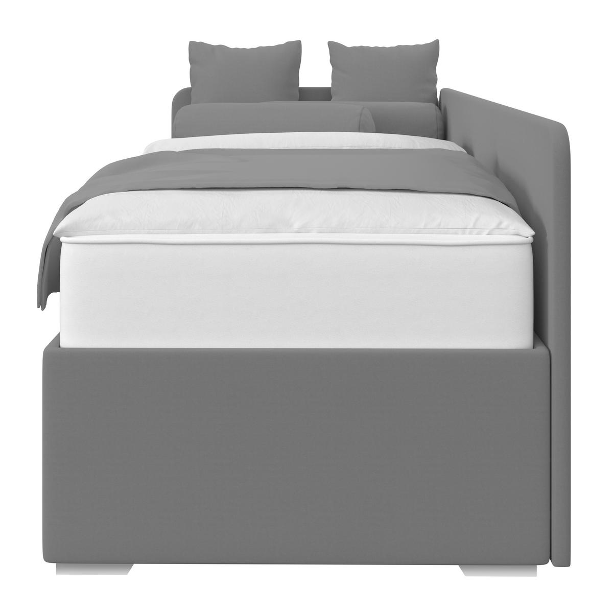 Kárpitozott Ágy Remi 90/200cm - antracit, Modern, textil/fa (90/200cm)