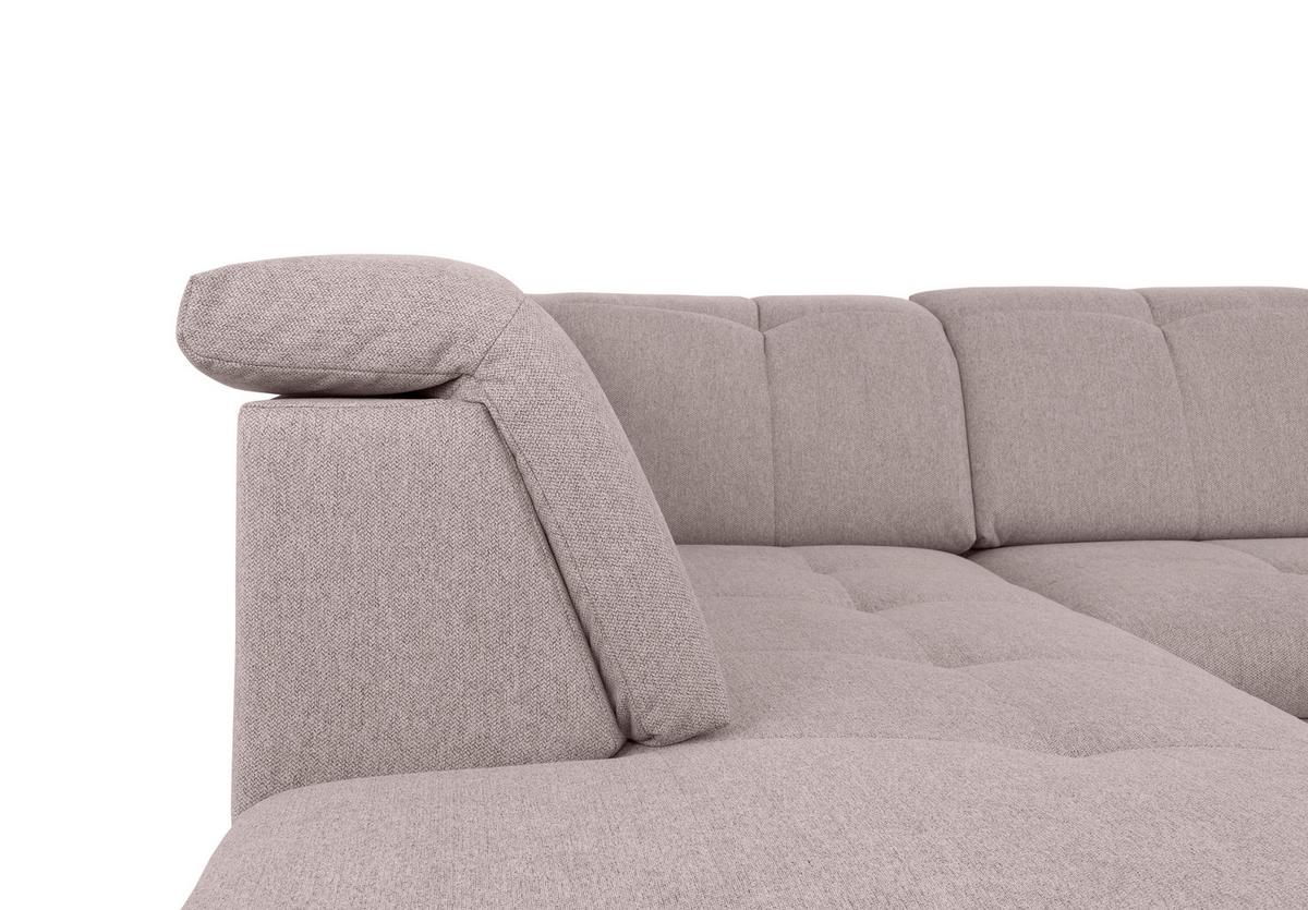 Wohnlandschaft Ramzes Taupe U: 215x328x173 cm - Taupe/Grau, Design, Textil (215/328/173cm) - MID.YOU