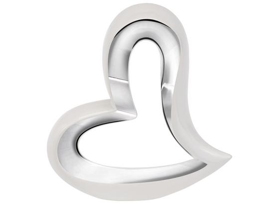 Dekoherz Algea - Silberfarben/Weiß, Basics, Keramik (15/16,9/4cm) - Ombra Dekoherz Algea - Silberfarben/Weiß, Basics, Keramik (15/16,9/4cm) - Ombra