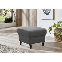 Hocker Arngast anthrazit, 58x48x58 cm - Anthrazit/Schwarz, KONVENTIONELL, Textil (58/48/58cm) - Sit & More