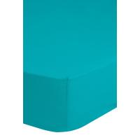 Spannleintuch Jersey Türkis 200x220cm Baumwolle - Türkis, Basics, Textil (200/220cm) - MID.YOU