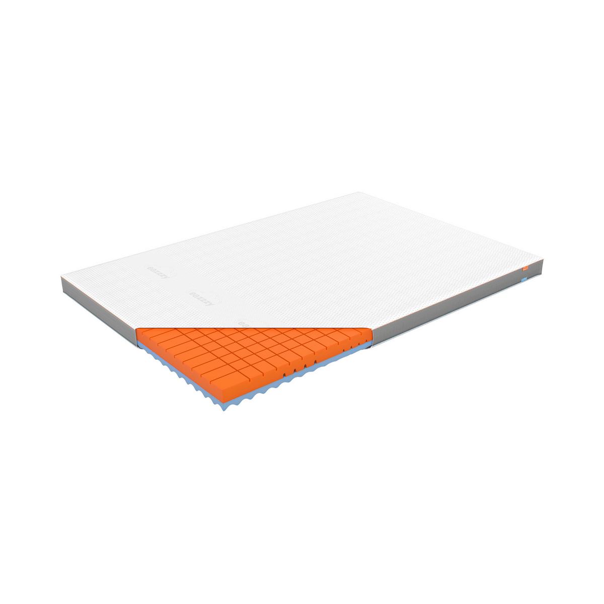 Eazzzy Premium Cube Topper Weiß LF: 140x200cm - Weiß, Basics, Kunststoff (140/200cm) - Genius