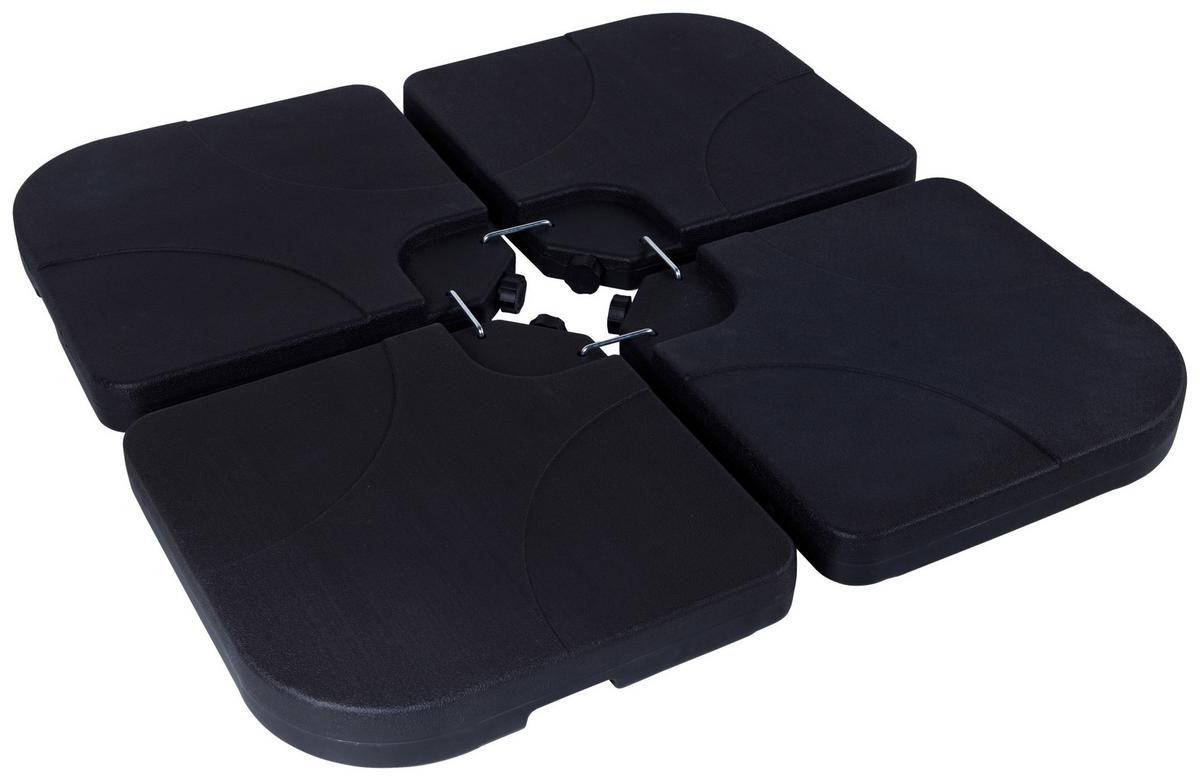 Sonnenschirmständer Barcelona - Schwarz, MODERN, Kunststoff (50/7,5/50cm) - Beldano