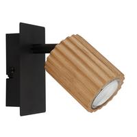 Strahler 57037-1 Wenzel - Dunkelbraun/Schwarz, Natur, Holz/Metall (8/13/13,5cm) - Globo