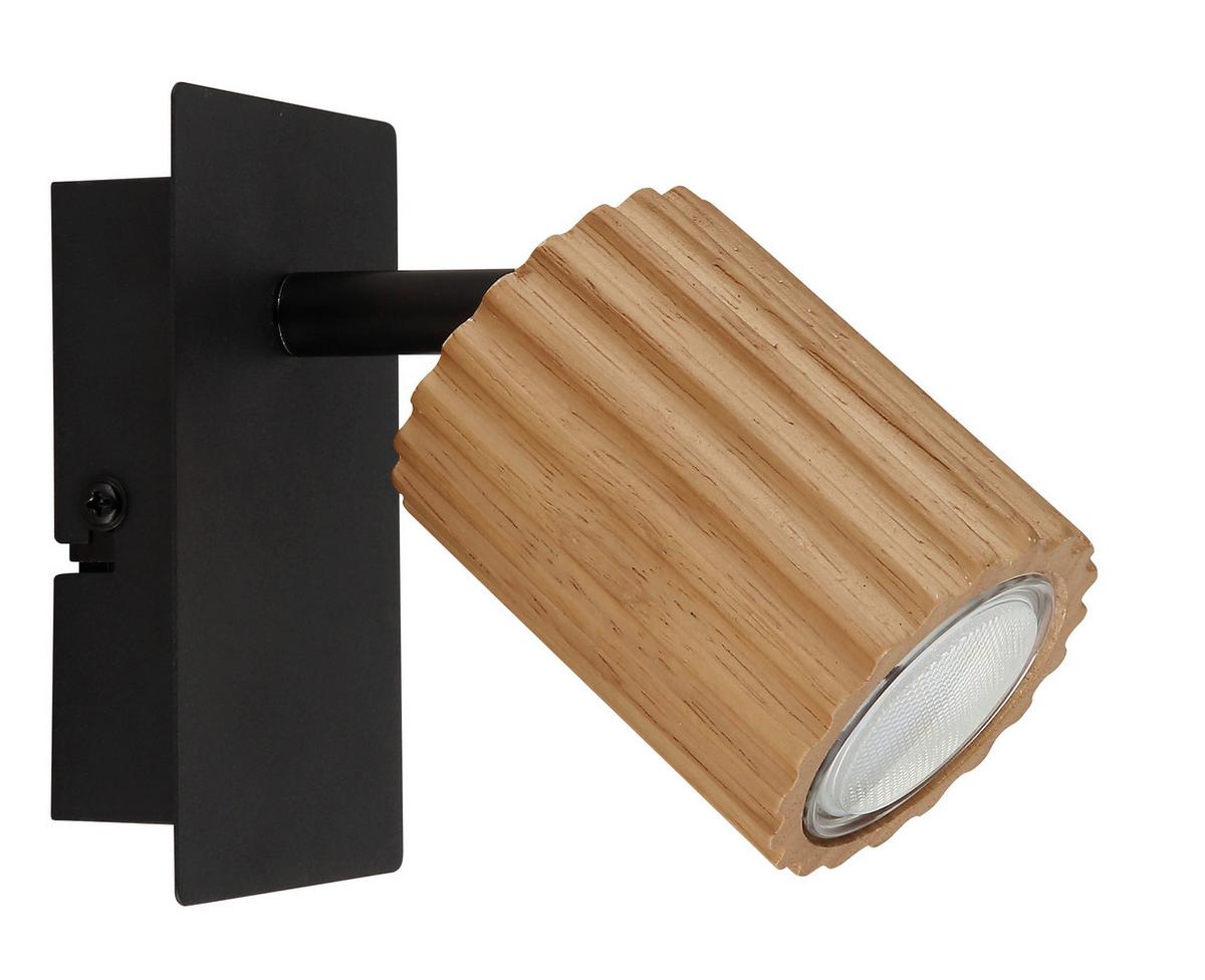 Strahler 57037-1 Wenzel - Dunkelbraun/Schwarz, Natur, Holz/Metall (8/13/13,5cm) - Globo