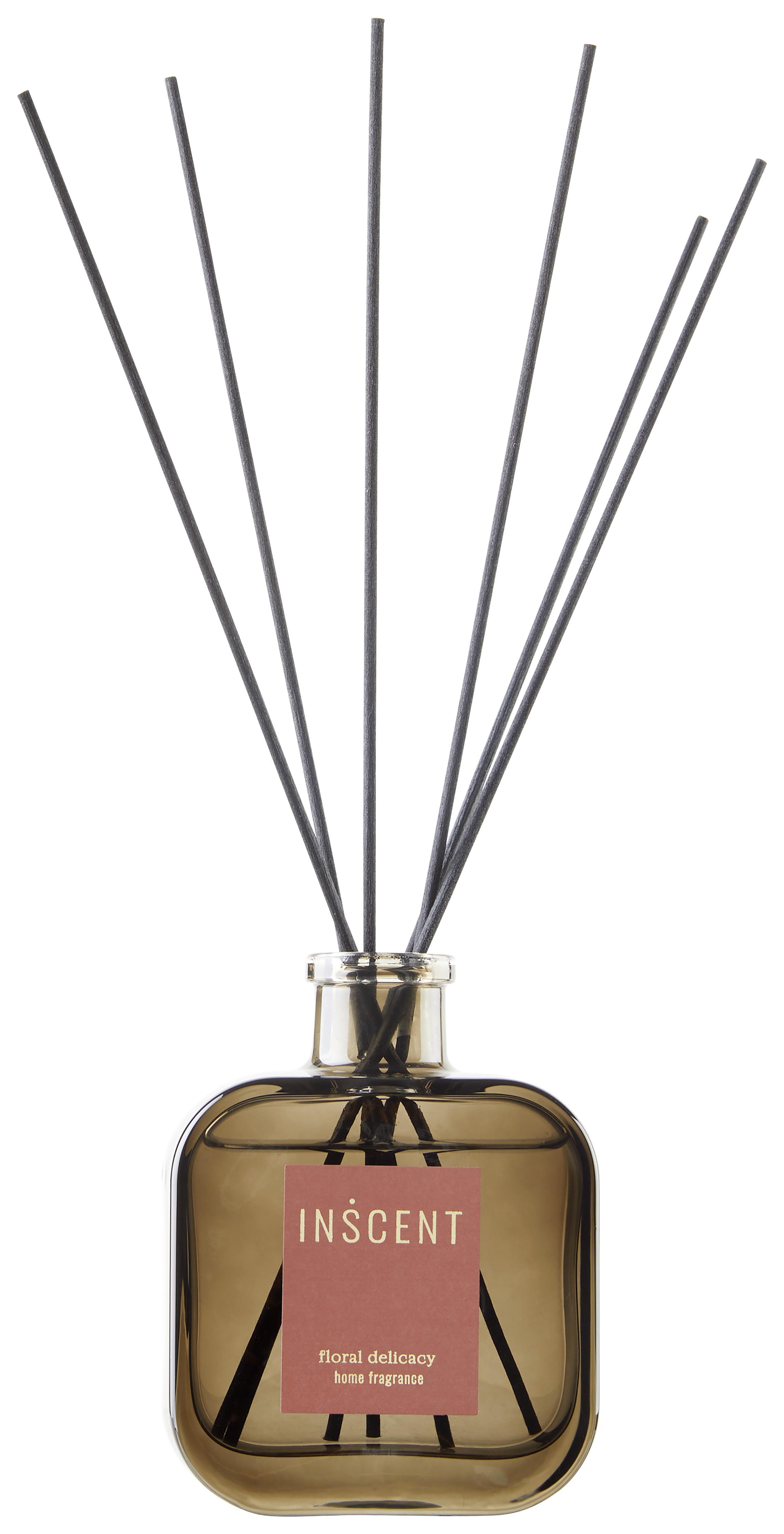 Vôňa do bytu Floral Delicacy, 200ml - číra/červená, Design, sklo (200ml) - Inscent