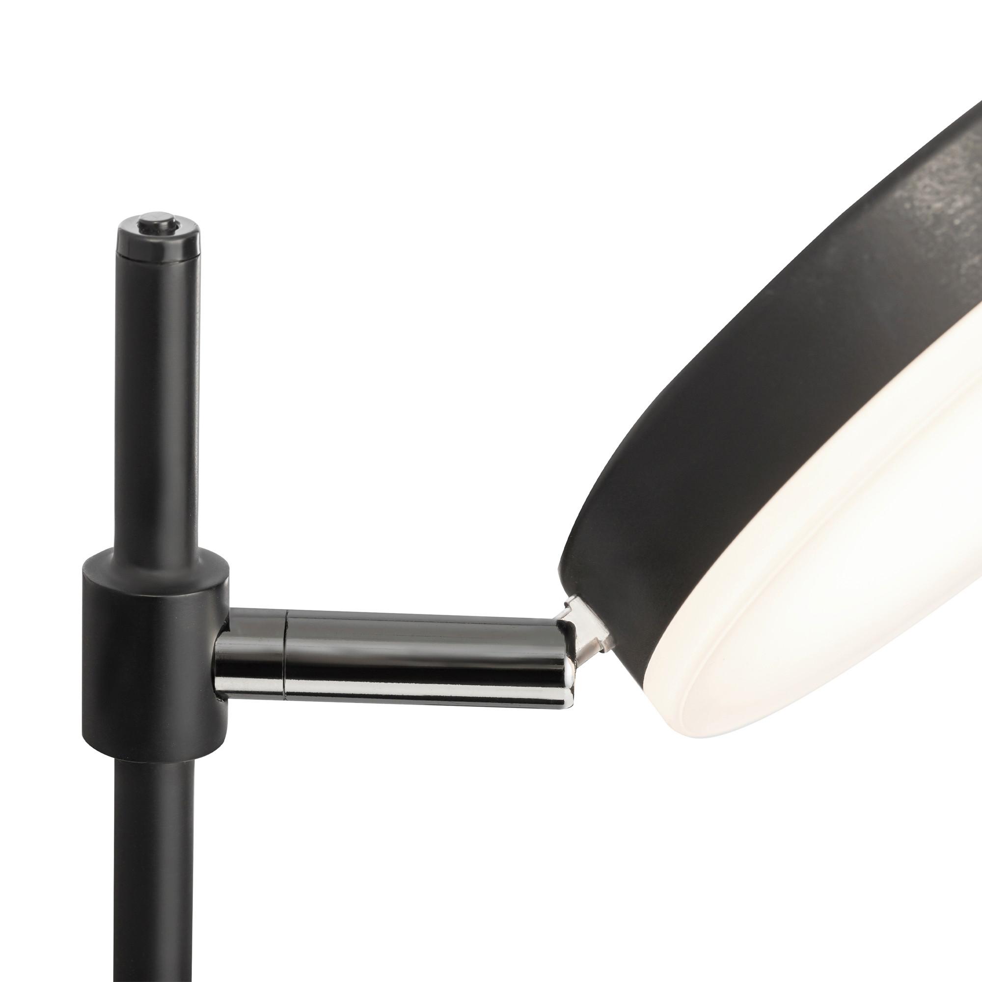 Schreibtischleuchte Fad - Schwarz, Trend, Metall (16/19,4/47cm) - MAYTONI