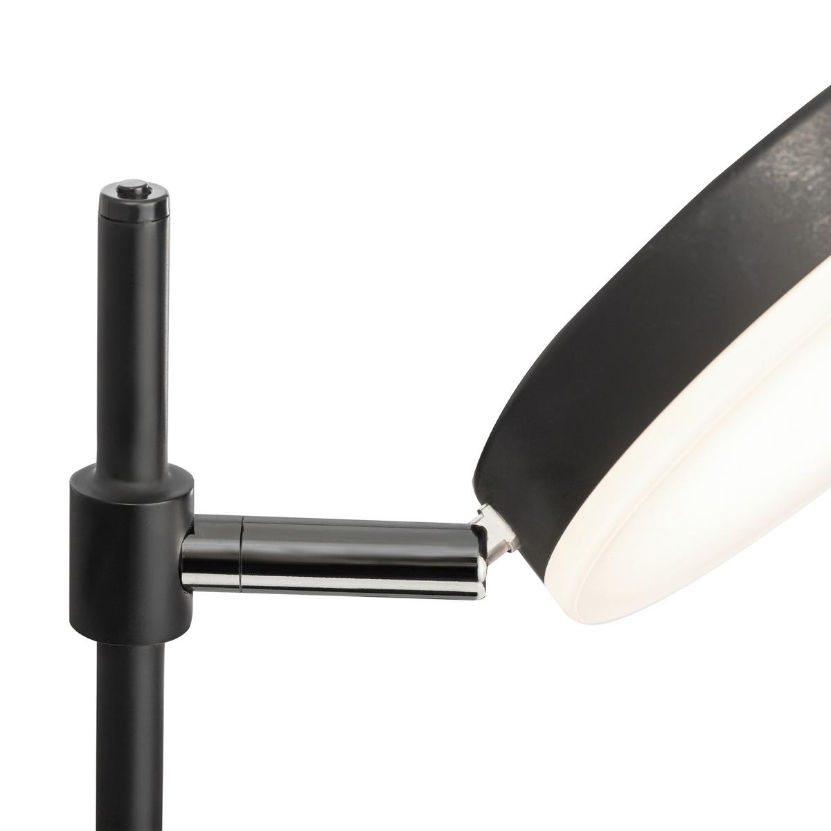 Schreibtischleuchte Fad - Schwarz, Trend, Metall (16/19,4/47cm) - MAYTONI