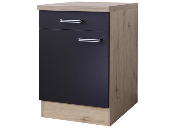 Spodná Kuchynská Skrinka Milano - farby dubu/antracitová, Moderný, kompozitné drevo (60/86/60cm) Spodná Kuchynská Skrinka Milano - farby dubu/antracitová, Moderný, kompozitné drevo (60/86/60cm)