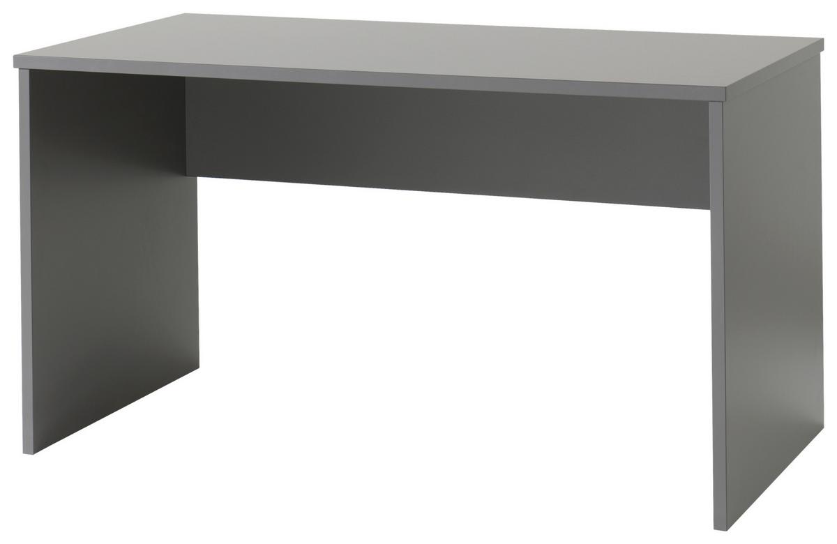 Jugendschreibtisch B: 140 Cm H: 75 Cm London, Anthrazit - Anthrazit, MODERN, Holzwerkstoff (140/65/75cm) - MID.YOU