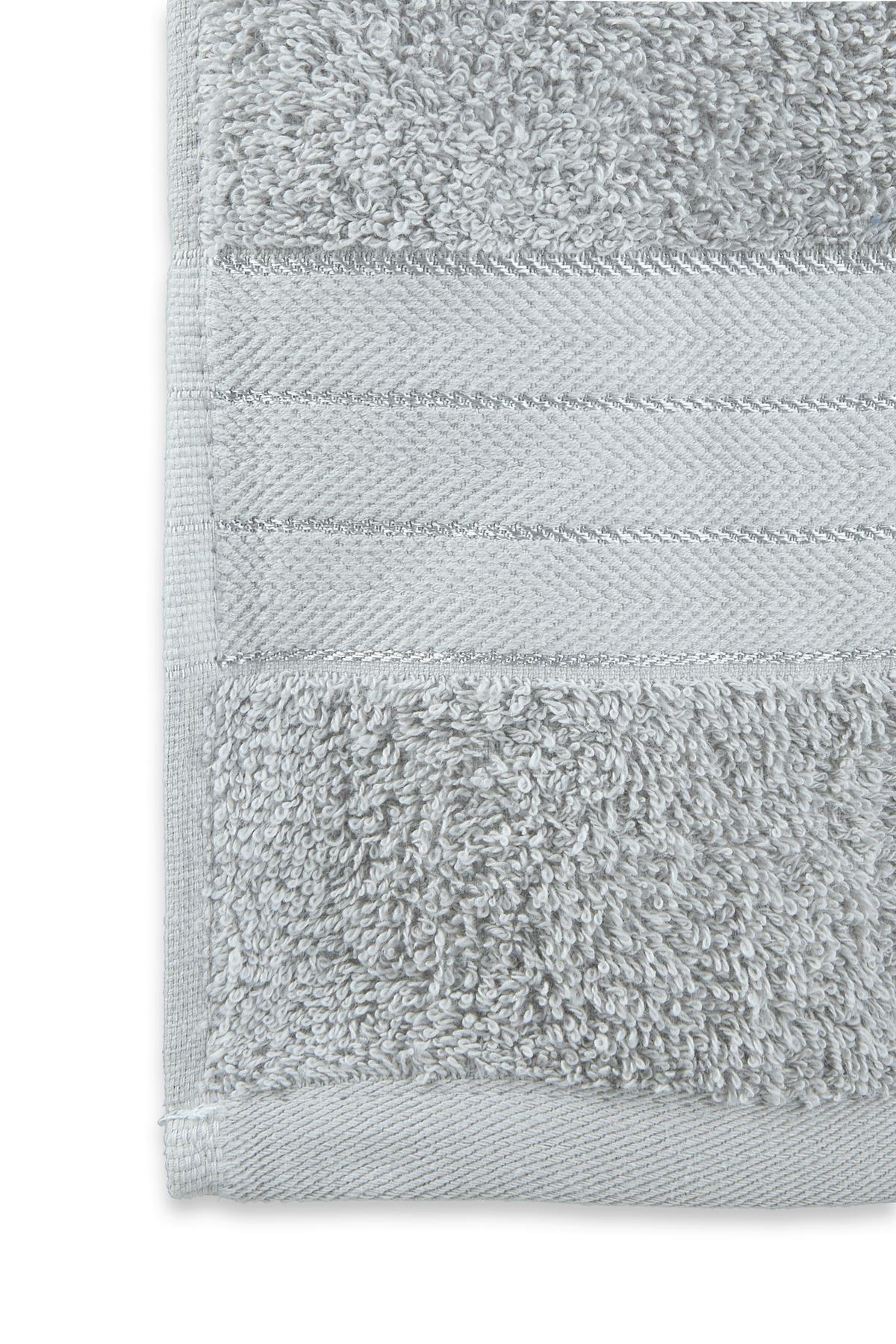 Frottierset 8-Teilig, Silbergrau - Grau, Basics, Textil