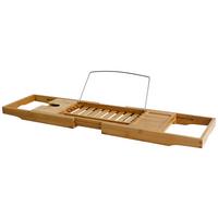Podnos na vaňu BETTY - prírodná farba, Konventionell, kov/prírodné materiály (70-110/22/4cm) - Mömax