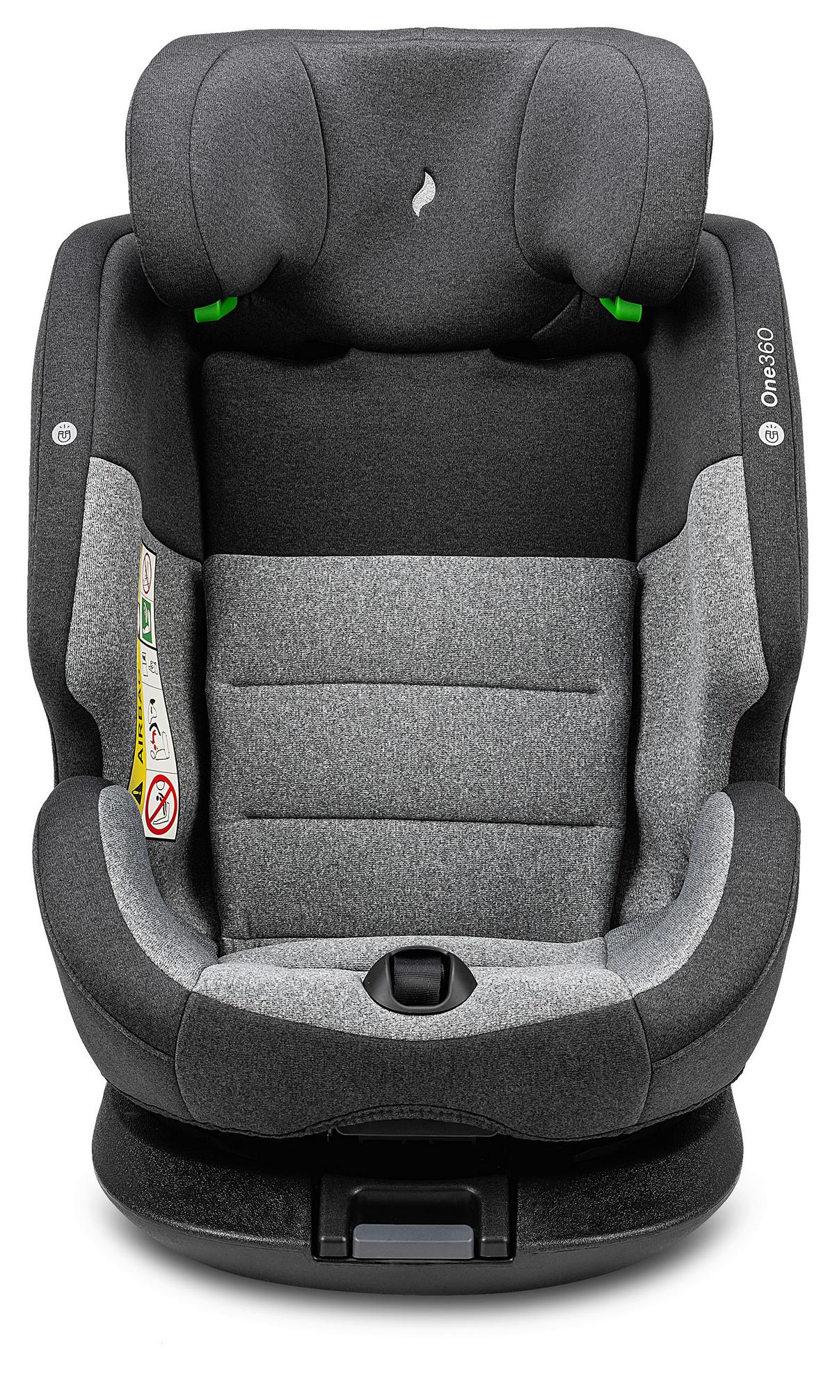 Reboarder-kindersitz One360 S - Dunkelgrau/Hellgrau, Basics, Kunststoff/Textil (43/58/48cm) - Osann