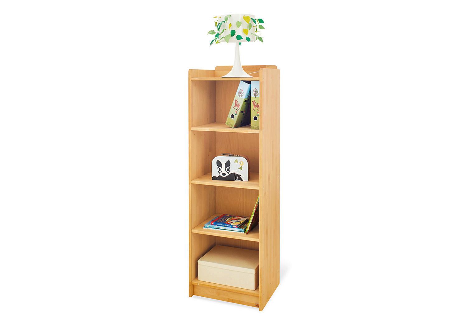 BABYREGAL 182174 NATURA - Buchefarben, Natur, Holz (52/159/41cm) - Pinolino