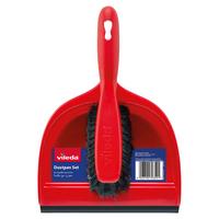 Kehrgarnitur Vileda -Kehrschaufel-Set - Rot, Basics, Kunststoff (34,6/24,85/14,30cm) - Vileda