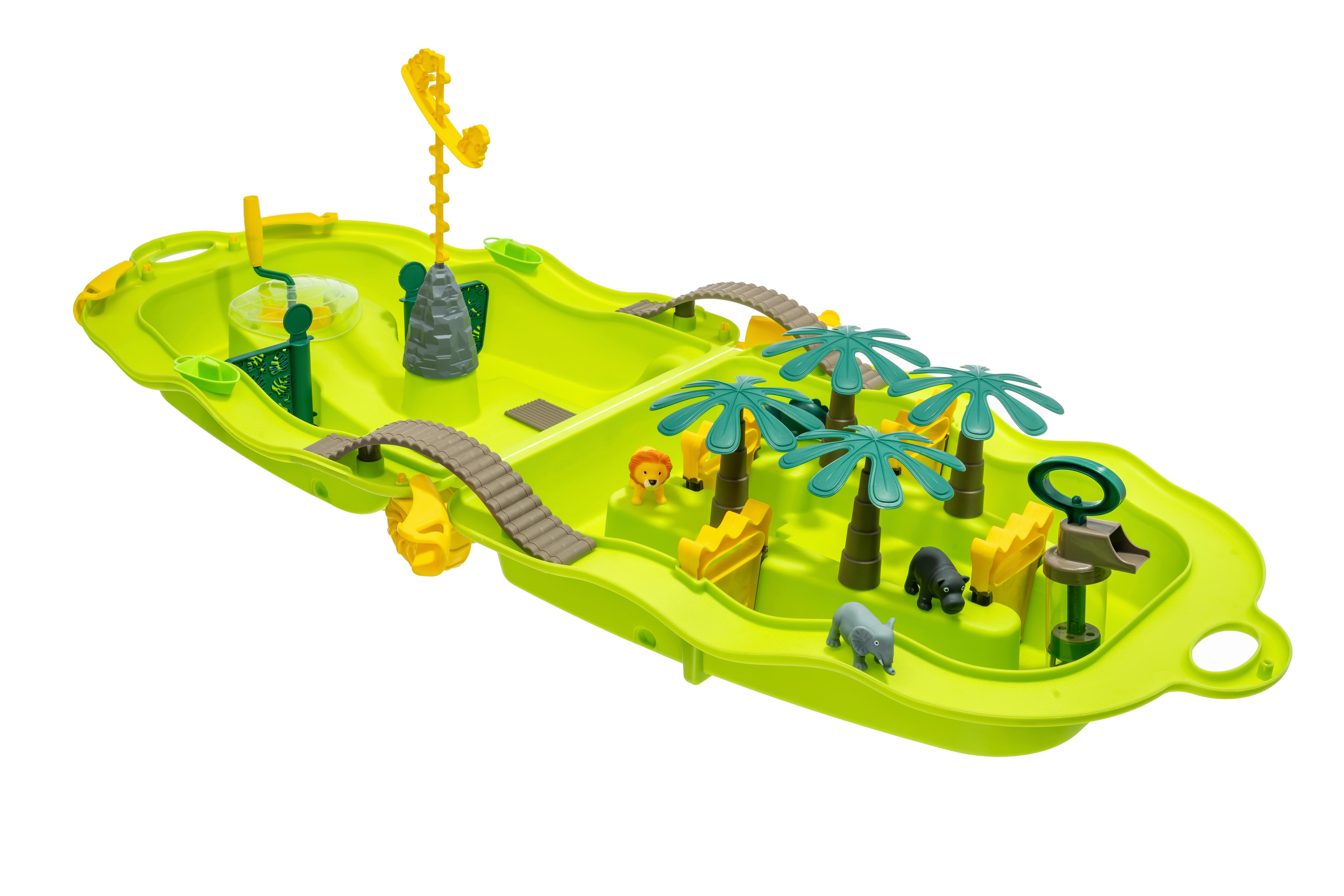 Wasserbahn Luise - Hellgrün, KONVENTIONELL, Kunststoff (51/21,5/66,5cm) - BUNINO