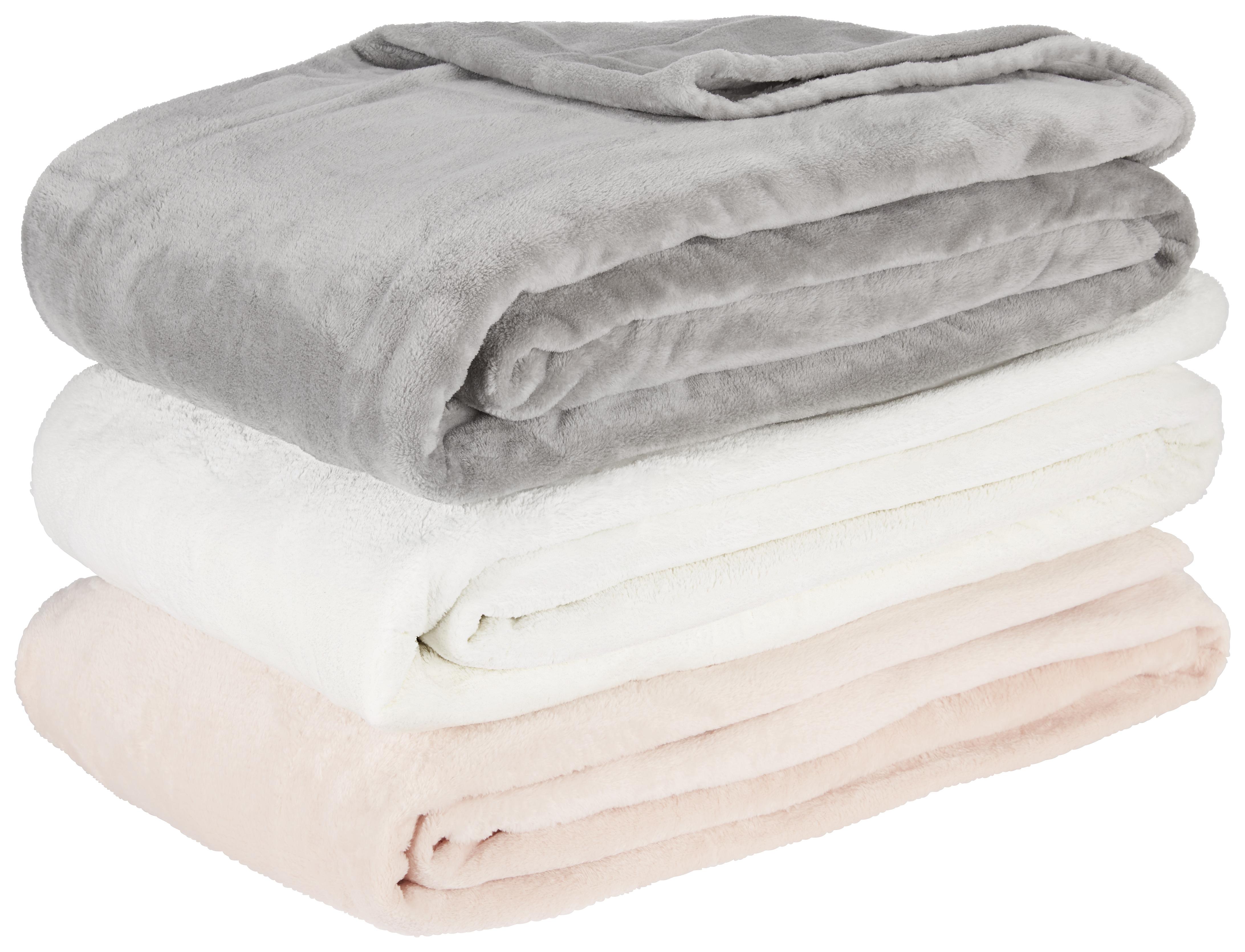 Měkká Deka Michael Xxl, 220/240cm, Růžová - růžová, textil (220/240cm) - Modern Living