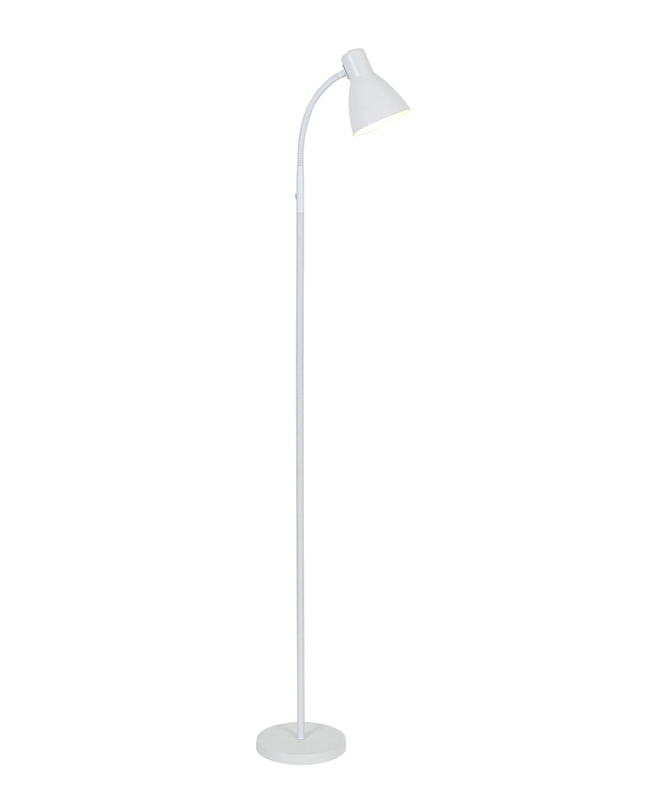 STOJACIA LAMPA NOMP - biela, Lifestyle, kov/plast (18/147cm) - Mömax