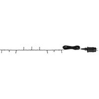 Lichterkette 29891 - Klar/Schwarz, Basics, Kunststoff/Metall (200cm) - Globo