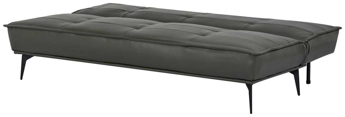 Schlafsofa Levio - Schwarz/Grau, MODERN, Holz/Textil (184/90/84cm) - P & B