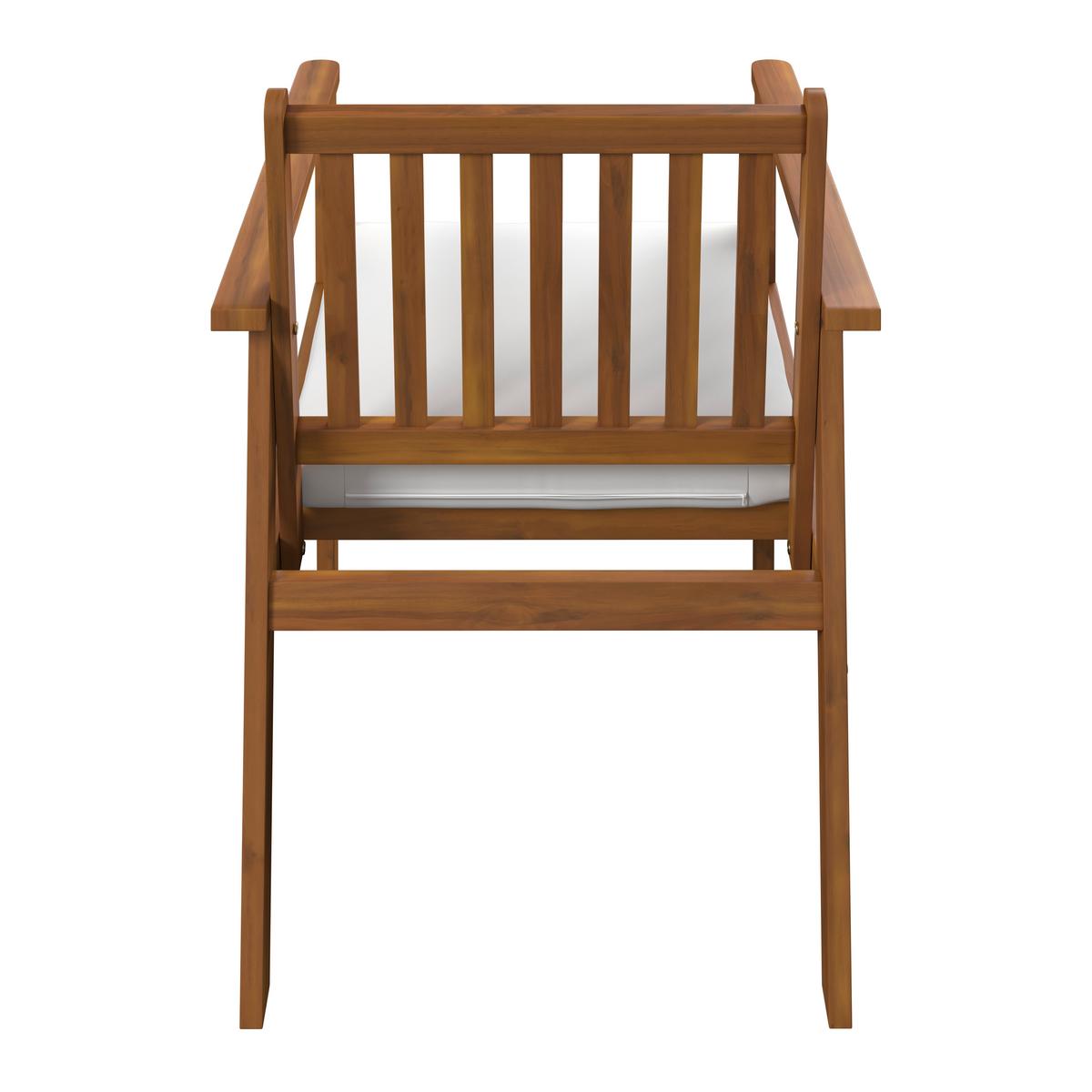 Loungegarnitur Dover - Beige/Akaziefarben, MODERN, Holz (117/81/61cm) - Beldano