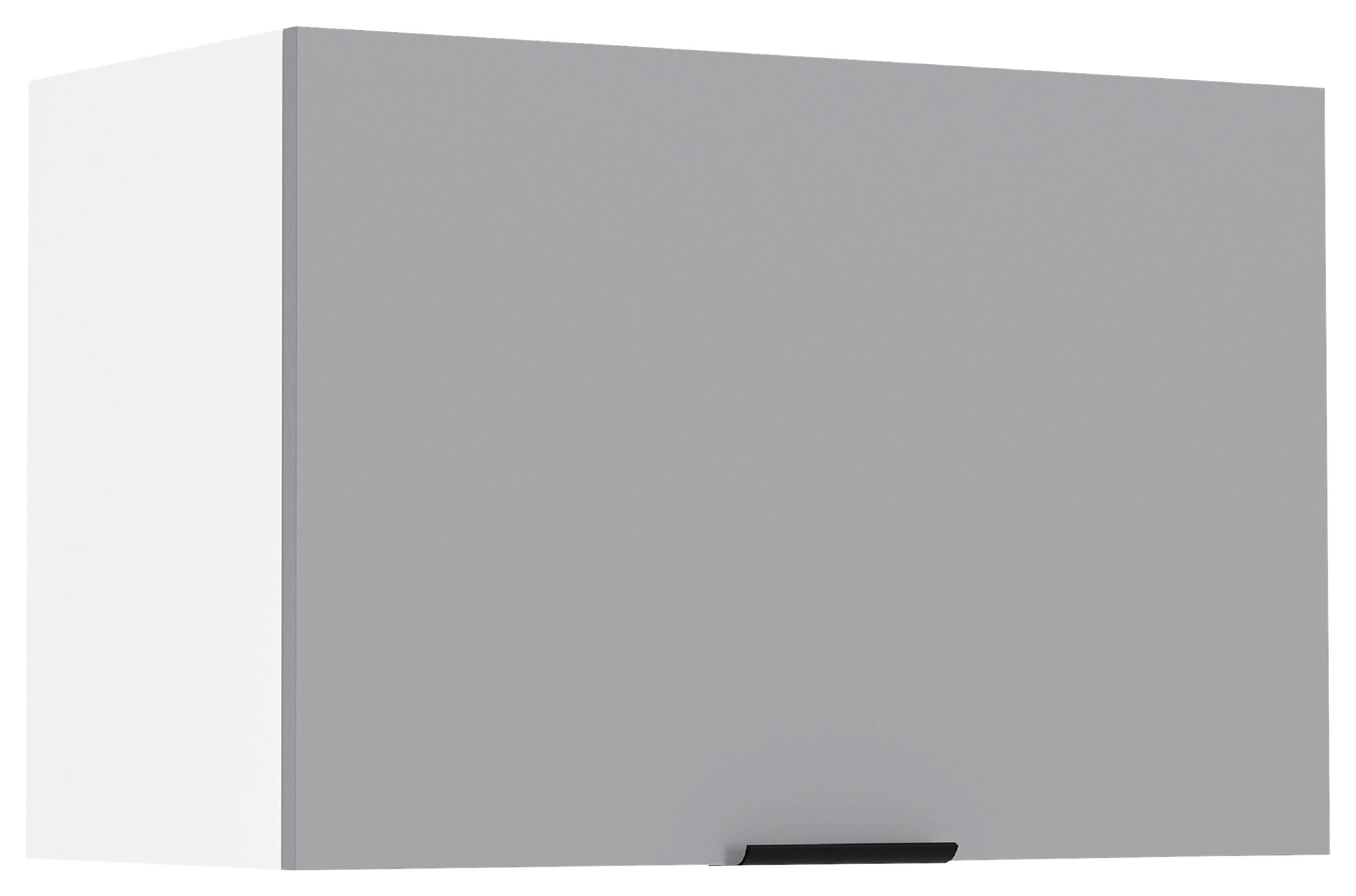 Küchenoberschrank Fasola Weiß/Anthrazit B: 60 cm - Anthrazit/Weiß, Trend, Holzwerkstoff/Kunststoff (60/40/31cm) - MID.YOU